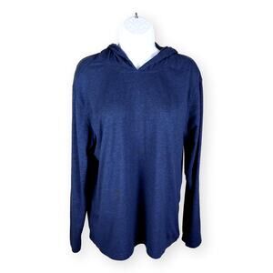 Leg3nd Inspire Blue Knit Athletic Hoodie L